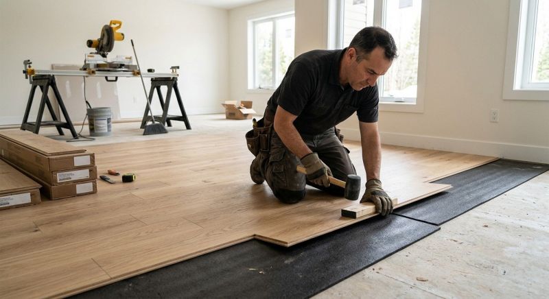 Engineered Wood Installation in Stoneham, MA