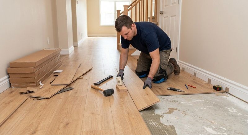 Laminate Floor Installation in Hyde Park, MA