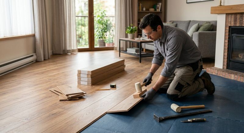Laminate Floor Installation in Plaistow, NH