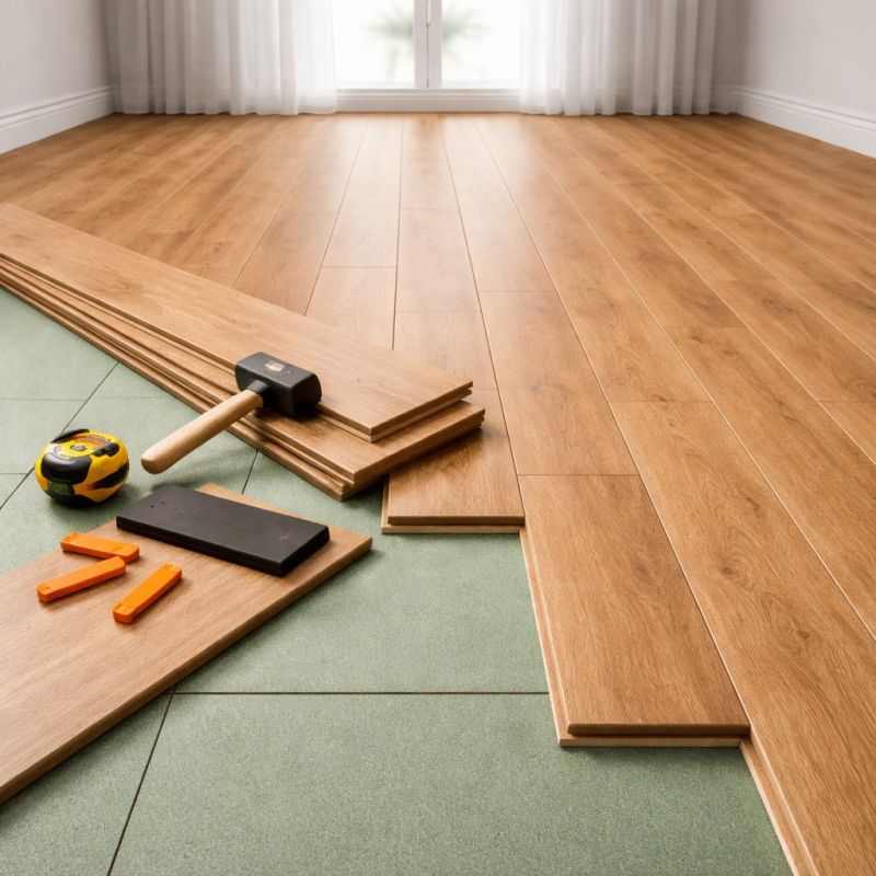 Laminate Floor Remodeling in Stoneham, MA
