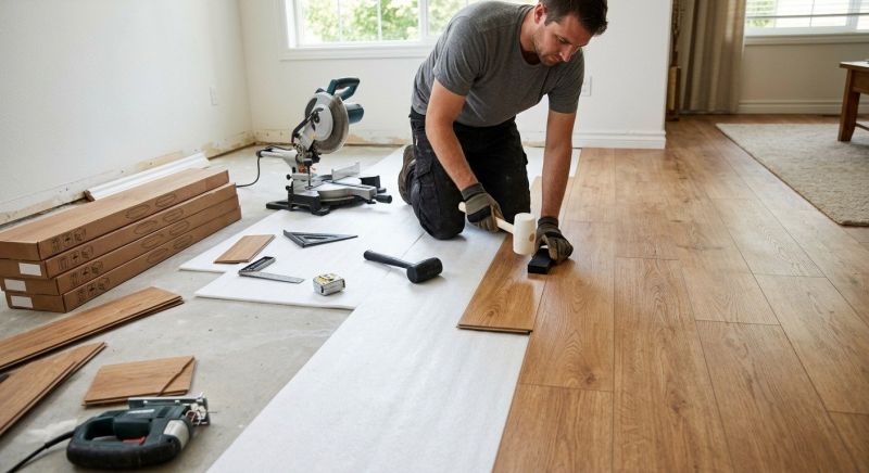 Laminate Floor Replacement in Braintree, MA