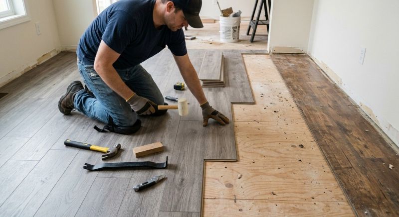 Laminate Floor Replacement in Hingham, MA