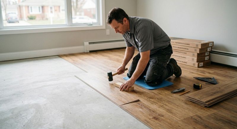 Linoleum Floor Installation in Andover, MA