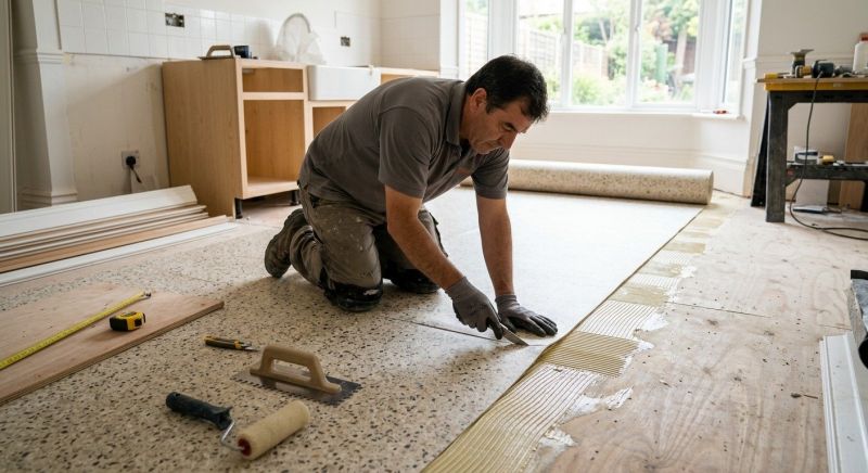Linoleum Floor Installation in Beverly, MA