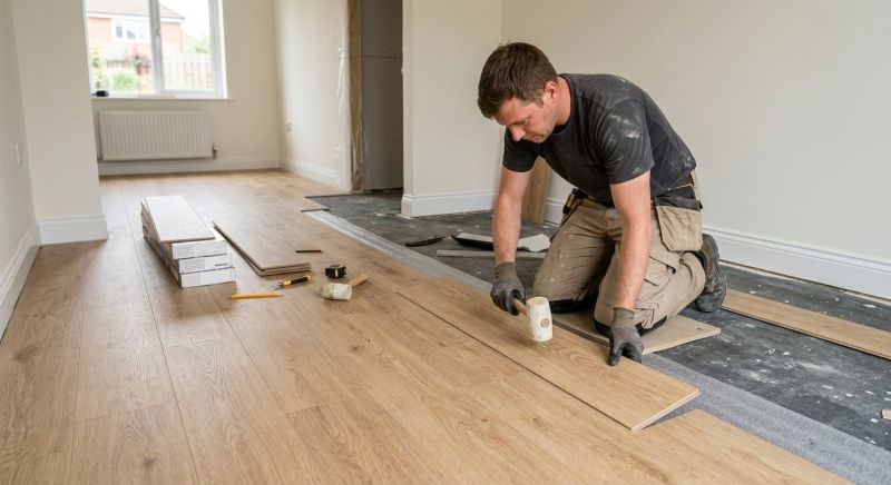 Linoleum Floor Installation in Jamaica Plain, MA