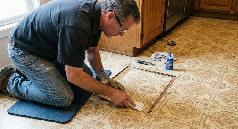Linoleum Floor Installation in Tewksbury, MA