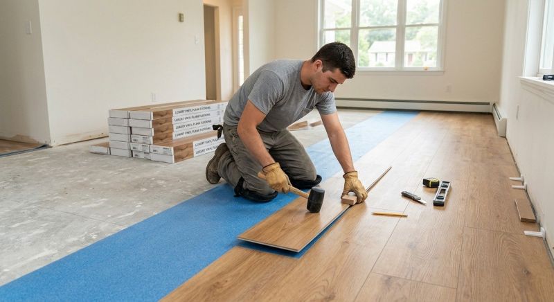 Lvt Flooring Installation in Brookline, MA
