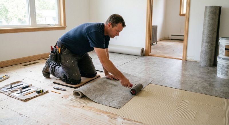 Sheet Flooring Installation in Avon, MA