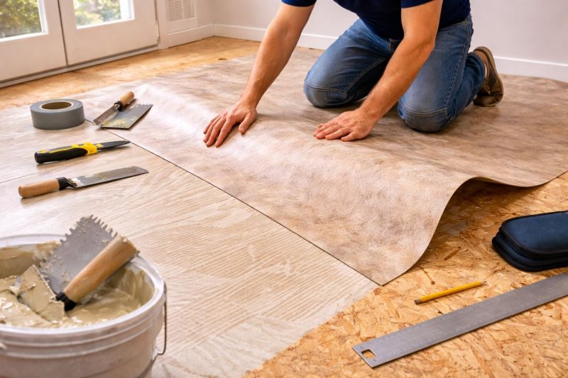 Sheet Flooring Installation in Holbrook, MA