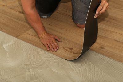 Sheet Linoleum Installation in Brookline, MA