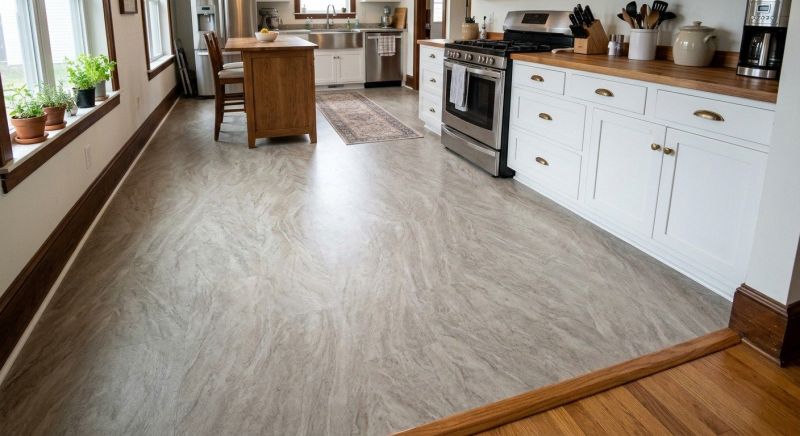 Sheet Linoleum Installation in Cambridge, MA