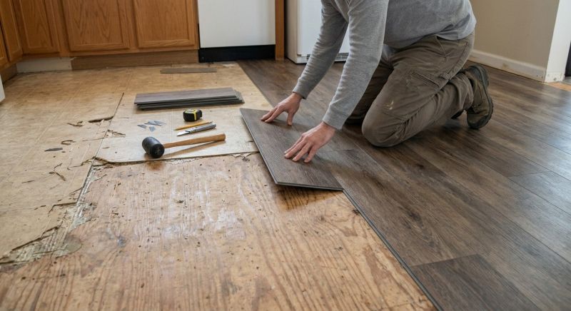 Vinyl Flooring Installation in Burlington, MA
