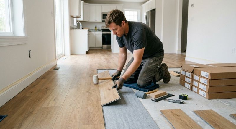 Vinyl Flooring Installation in Peabody, MA