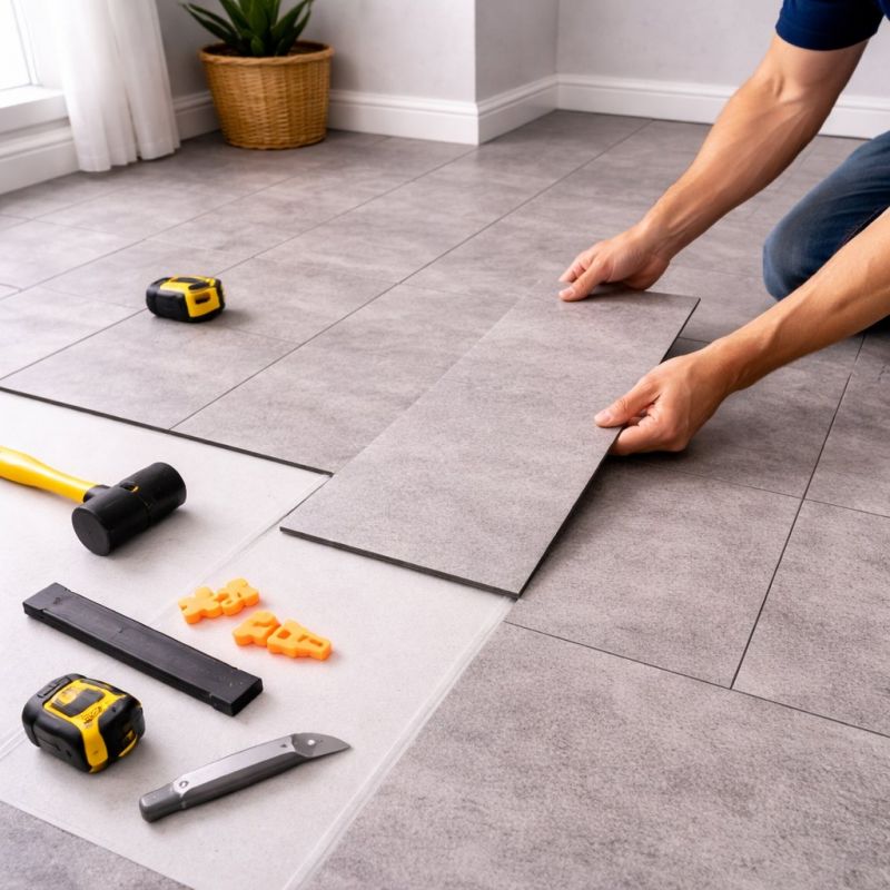 Vinyl Tile Replacement in Stoneham, MA