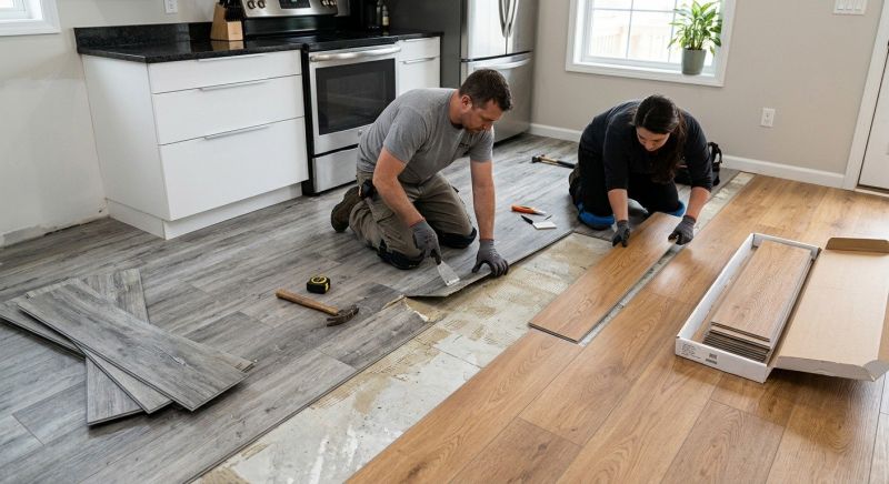 Vinyl Tile Replacement in Stoneham, MA